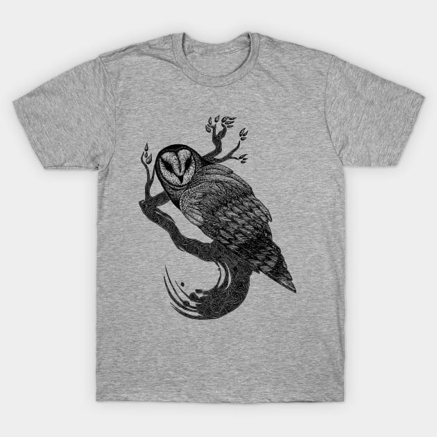 Barn Owl T-Shirt by Anna_DeVries